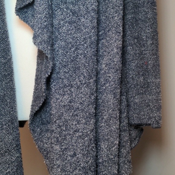 Barefoot Dreams Blue Bamboo Chic Lite Calypso Waterfall Long Sleeve Cardigan S/M - Picture 5 of 14